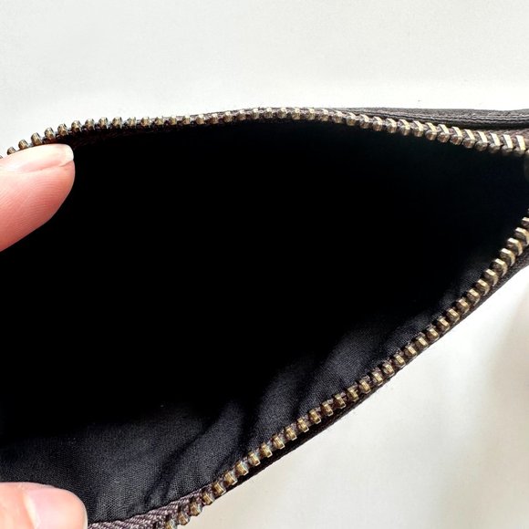 Custom Dyed Distressed Chloe Makeup Pouch - Picture 3 of 5